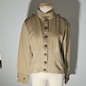 Ralph LAUREN DENIM & SUPPLY Classic Tan Military  Women's Jacket. Large